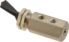 Specialty Mfr - 0.135 CV Rate Routing Valve - 150 Max psi, Detented Actuator - Exact Tool & Supply