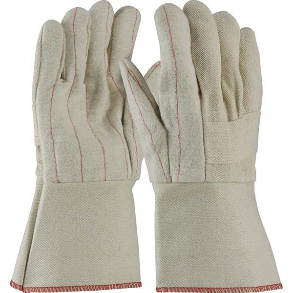PIP - Size Universal Burlap & Cotton Canvas Lined Cotton Canvas Hot Mill Glove - Exact Tool & Supply