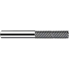 Fraisa - 1, 3" LOC, 1" Shank Diam, 6" OAL, 7 Flute Solid Carbide Square End Mill - Exact Tool & Supply