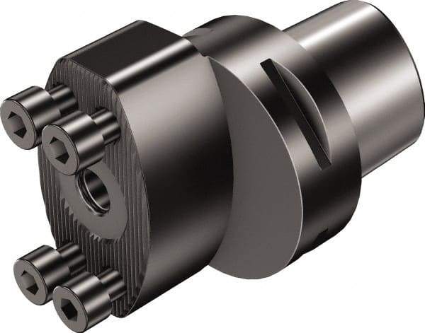 Sandvik Coromant - C8;70 System Size, Modular Tool Holding System Adapter - 90mm Projection, 138mm OAL, Through Coolant - Exact Tool & Supply
