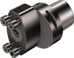 Sandvik Coromant - C5;70 System Size, Modular Tool Holding System Adapter - 50mm Projection, 80.7mm OAL, Through Coolant - Exact Tool & Supply