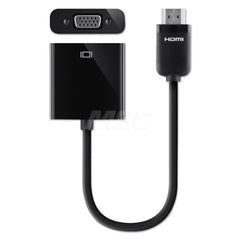 Belkin - Office Machine Supplies & Accessories; Office Machine/Equipment Accessory Type: Audio Adapter ; For Use With: VGA Monitor ; Color: Black - Exact Tool & Supply