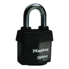 Hi-Vis Aluminum Padlock - 2 1/4″ Body Width; Keyed: Alike - Exact Tool & Supply