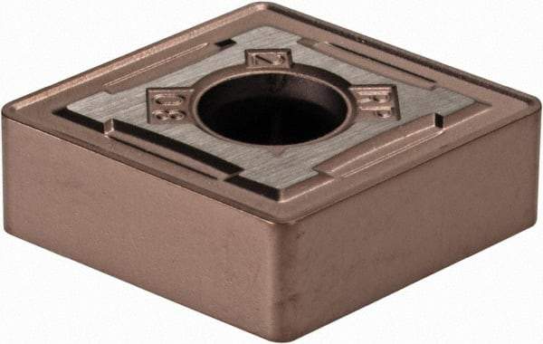 Kennametal - CNMG432 RP Grade KCM15B Carbide Turning Insert - TiOCN Finish, 80° Diamond, 1/2" Inscr Circle, 3/16" Thick, 1/32" Corner Radius - Exact Tool & Supply
