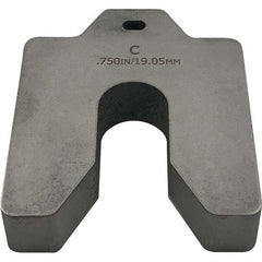 Maudlin Products - Metal Shim Stock Type: Slotted Shim Material: Stainless Steel - Exact Tool & Supply