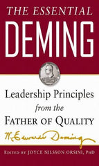 McGraw-Hill - ESSENTIAL DEMING Handbook, 1st Edition - by W. Edwards Deming, Edited by Joyce Orsini & Diana Deming Cahill, McGraw-Hill, 2012 - Exact Tool & Supply