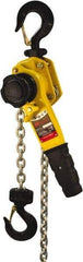 Ingersoll-Rand - 6,600 Lb Lifting Capacity, 10' Lift Height, Lever Hoist - Made from Chain, 83.6 Lb Avg Pull to Lift Rated Load, 1 Chain - Exact Tool & Supply