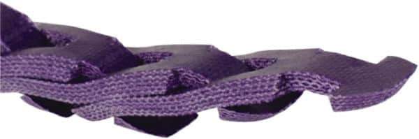 Fenner Drives - Section A, 300" Outside Length, Adjustable Replacement Belt - Polyester/Polyurethane Composite, Purple, Link Style V-Belt - Exact Tool & Supply