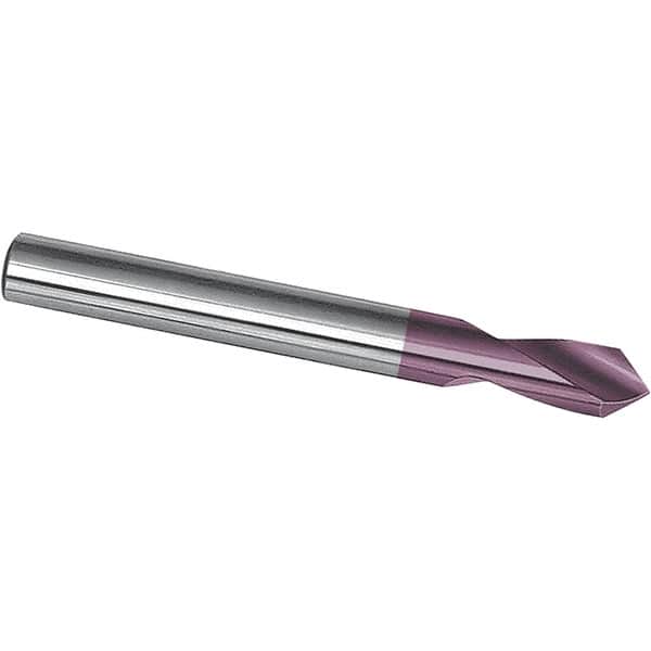 Magafor - 2mm Body Diam, 90°, 1-9/16" OAL, Solid Carbide Spotting Drill - Exact Tool & Supply