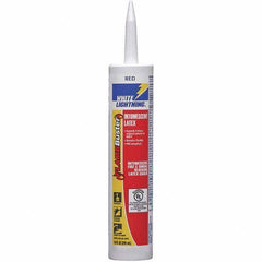 White Lightning - 10 oz Tube Red Latex Foam - -20 to 185°F Operating Temp, 30 min Tack Free Dry Time, 14 to 21 Days Full Cure Time - Exact Tool & Supply