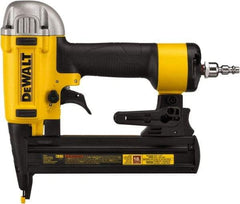 DeWALT - 1/4" Crown, 18 Gauge, 100 Staple Capacity Power Stapler - 1/4" Inlet, 70 to 100 psi Air Pressure, Includes DWFP1838 Stapler - Exact Tool & Supply