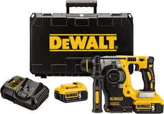 DeWALT - 20 Volt 1" SDS Chuck Cordless Rotary Hammer - 0 to 4,500 BPM, 0 to 1,200 RPM, Reversible - Exact Tool & Supply