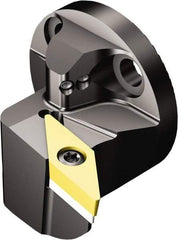Sandvik Coromant - Left Hand Cut, Size 32, VBMT 160408 Insert Compatiblity, Internal Modular Turning & Profiling Cutting Unit Head - 22mm Ctr to Cutting Edge, 32mm Head Length, Through Coolant, Series CoroTurn 107 - Exact Tool & Supply