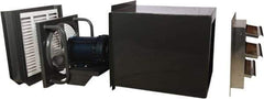Americraft - 24" Blade, Direct Drive, 1 hp, 6,350 CFM, Explosion Proof Exhaust Fan - 3.6/1.8 Amp, 230/460 Volt, Three Phase - Exact Tool & Supply