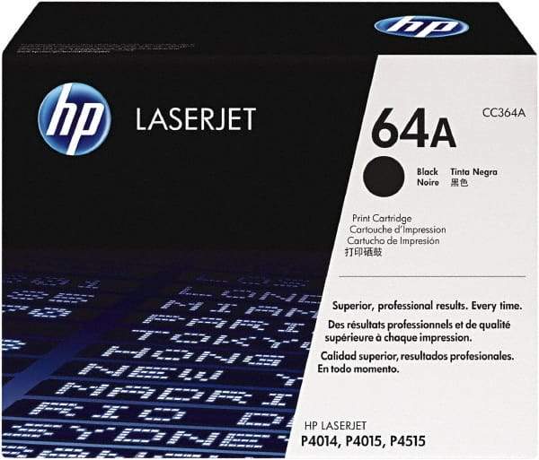 Hewlett-Packard - Black Toner Cartridge - Use with HP LaserJet P4015, P4515 - Exact Tool & Supply