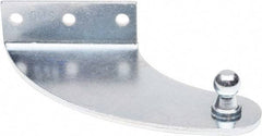 Associated Spring Raymond - 4" Long x 0.875" Deep x 2.75" High Zinc Plated Mounting Bracket - For Hydraulic Dampers & Gas Springs - Exact Tool & Supply