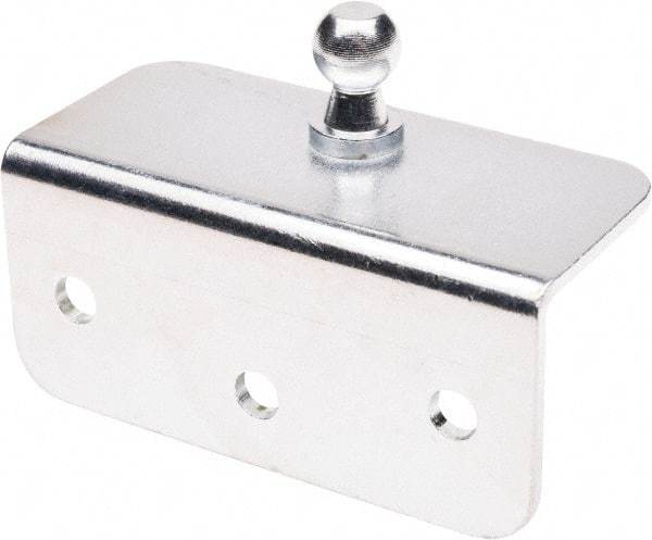 Associated Spring Raymond - 3-1/2" Zinc Plated Mounting Bracket - For Hydraulic Dampers & Gas Springs - Exact Tool & Supply