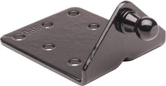 Associated Spring Raymond - 50.8mm Black Powdercoat Mounting Bracket - For Hydraulic Dampers & Gas Springs - Exact Tool & Supply