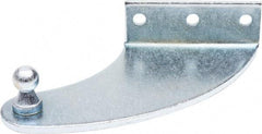 Associated Spring Raymond - 4" Long x 0.875" Deep x 2.75" High Zinc Plated Mounting Bracket - For Hydraulic Dampers & Gas Springs - Exact Tool & Supply