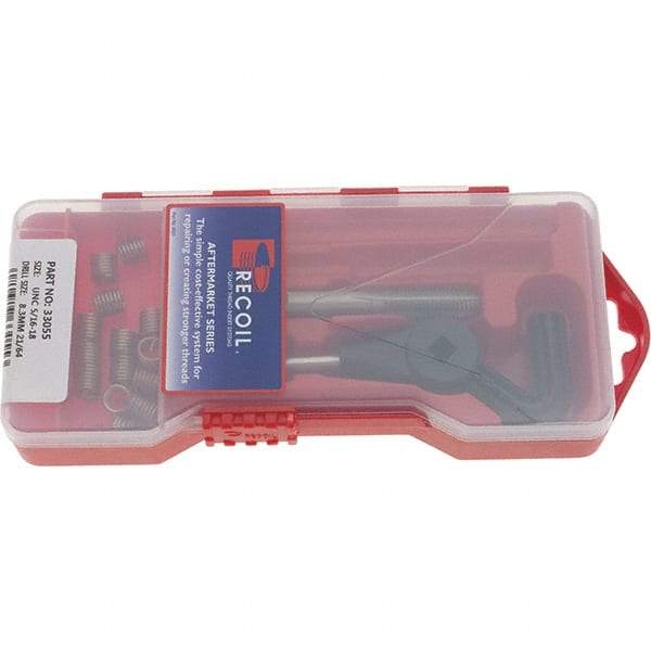 Recoil - Thread Repair Kits Insert Thread Size (Inch): 5/16-18 Includes Drill: No - Exact Tool & Supply