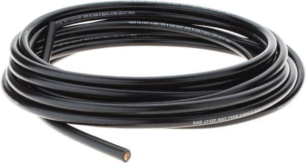EastPenn - 4 Gauge Top Post Cable - Black, 25" Long - Exact Tool & Supply