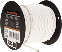 EastPenn - 14 AWG Automotive Plastic Insulated, Single Conductor Wire - 100' Long, White - Exact Tool & Supply