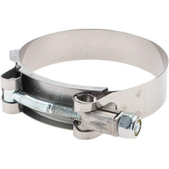 Made in USA - Bolt Clamps Type: T-Bolt Hose Clamp Minimum Diameter (Decimal Inch): 2.7500 - Exact Tool & Supply