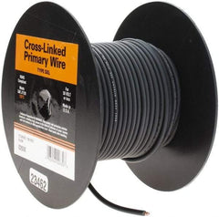 EastPenn - 12 AWG Automotive Cross-Linked Polyethylene Wire - 100' Long, Black - Exact Tool & Supply