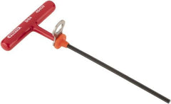 Proto - 9/64" Hex, Tethered T-Handle Cushion Grip, Hex Key - 6" OAL, Alloy Steel, Inch System of Measurement - Exact Tool & Supply