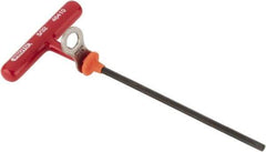 Proto - 5/32" Hex, Tethered T-Handle Cushion Grip, Hex Key - 6" OAL, Alloy Steel, Inch System of Measurement - Exact Tool & Supply
