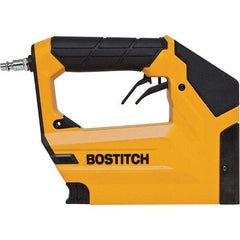 Stanley Bostitch - 3/8" Crown, 18 Gauge, 100 Staple Capacity Power Stapler - 1/4" Inlet, 70 to 100 psi Air Pressure, - Exact Tool & Supply