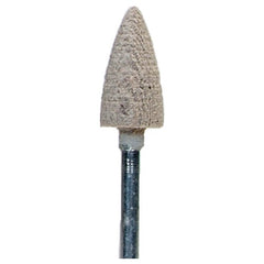 3/8″ × 3/4″ Cotton Fiber Mounted Point B52 120 Grit Aluminum Oxide - Exact Tool & Supply
