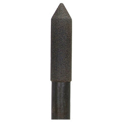1/2″ × 2″ 1/2″ Spindle Center Lap Mounted Point 80 Grit Aluminum Oxide - Exact Tool & Supply
