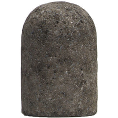 2″ × 3″ × 5/8″–11 Gemini Snagging Wheel Type 18R Plug-Round Tip 24 Grit Aluminum Oxide - Exact Tool & Supply