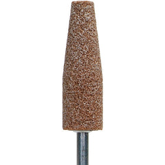 ‎3/4″ × 2-1/2″ 1/4″ Spindle Gemini Mounted Point A1 36 Grit Aluminum Oxide - Exact Tool & Supply