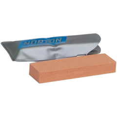 3/8″ × 7/8″ × 3″ India Pocket Stone Rectangular Fine Grit - Exact Tool & Supply