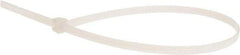 Value Collection - 11.4173" Long Natural (Color) Nylon Standard Cable Tie - 50 Lb Tensile Strength - Exact Tool & Supply