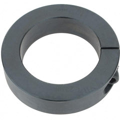 Import - 2-3/16" Bore, Steel, One Piece Clamp Collar - 3-1/4" Outside Diam, 3/4" Wide - Exact Tool & Supply