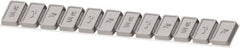 Value Collection - Weight Style P, 0.25 oz, Wheel Weight for All Truck Size Tires - Exact Tool & Supply