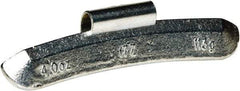 Value Collection - 4 oz I 7 Wheel Weight - Zinc, For Use with Automotive & Light Trucks - Exact Tool & Supply