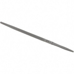 Value Collection - 6" Long, Smooth Cut, Round American-Pattern File - Double Cut - Exact Tool & Supply