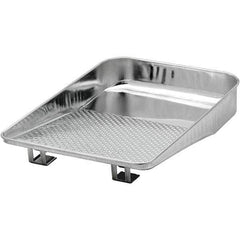 Krylon - 9" Roller Compatible Paint Tray - 3 Pt Capacity, Metal - Exact Tool & Supply