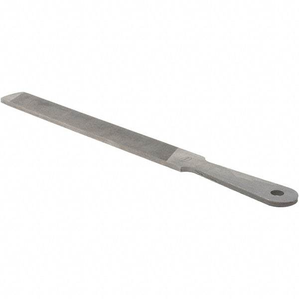 Value Collection - 10" Long, Flat American-Pattern File - Single, Double Cut, 3/16" Overall Thickness - Exact Tool & Supply