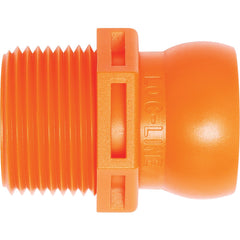 Coolant Hose System Component - 3/4″ Inside Diameter System-3/4″ NPT Connectors (Pack of 4) - Exact Tool & Supply