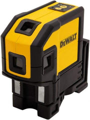 DeWALT - 5 Beam 165, 100' Max Range Self-Leveling Laser - Red Beam, 1/8\x94 Accuracy, Battery Included - Exact Tool & Supply