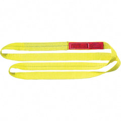 Lift-All - 2' Long x 1" Wide, 4,800 Lb Vertical Capacity, Nylon Web Sling - Exact Tool & Supply