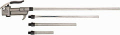 Value Collection - 5 Piece Aluminum Body Air Gun Kit - 1/4 NPT Inlet, 150 Max psi, Aluminum Hose - Exact Tool & Supply