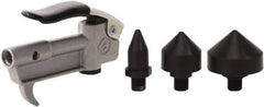 Value Collection - 4 Piece Aluminum Body Air Gun Kit - 1/4 NPT Inlet, 150 Max psi, Aluminum Hose - Exact Tool & Supply
