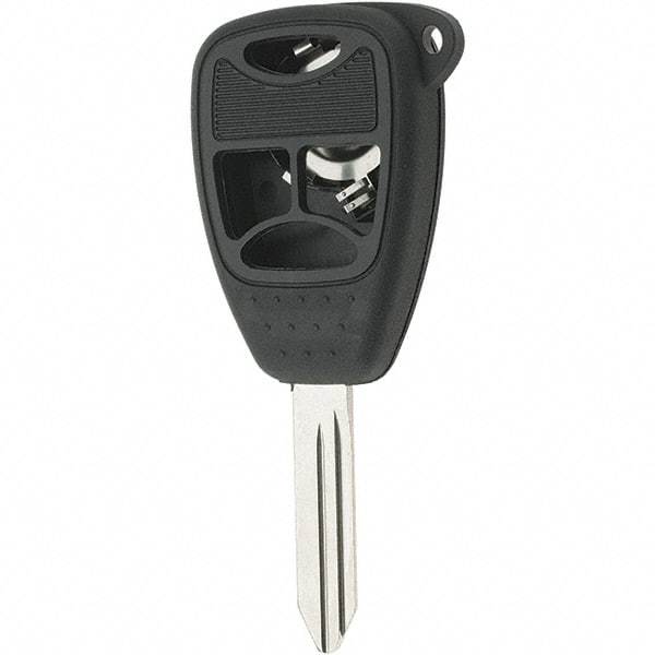 Import - Chrysler Key Blank - Nickel/Plastic - Exact Tool & Supply