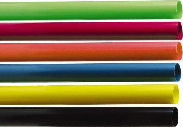 Parker - 5/16" ID x 7/16" OD, 1/16" Wall Thickness, 25' Long, PTFE Tube - Red, 150 Max psi, -100 to 500°F - Exact Tool & Supply